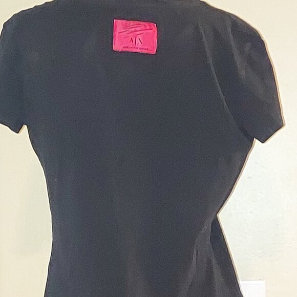 A | X Armani Exchange Black Tshirt Armani Sustainability Project A/X - Size M - Picture 3 of 6